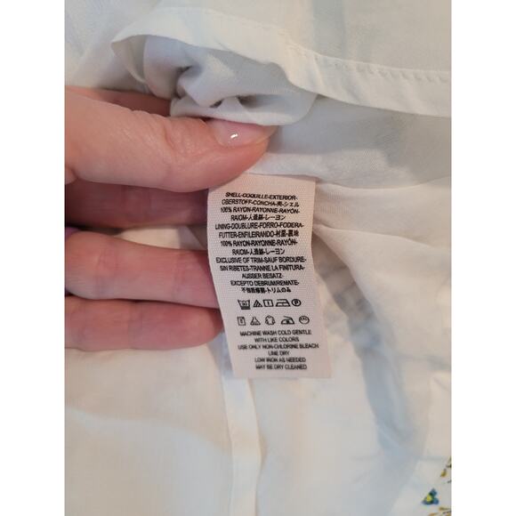 Free People Retro Boho Midi Dress Surplice V-Neck Size 4 Deep V Bohemian EUC - Picture 14 of 15